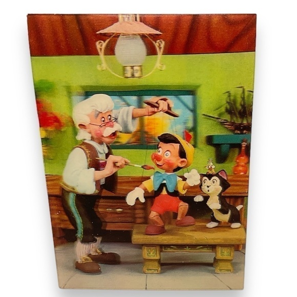 Disney Other - Disney Vintage Pinocchio 3D Lenticular Postcard Japan